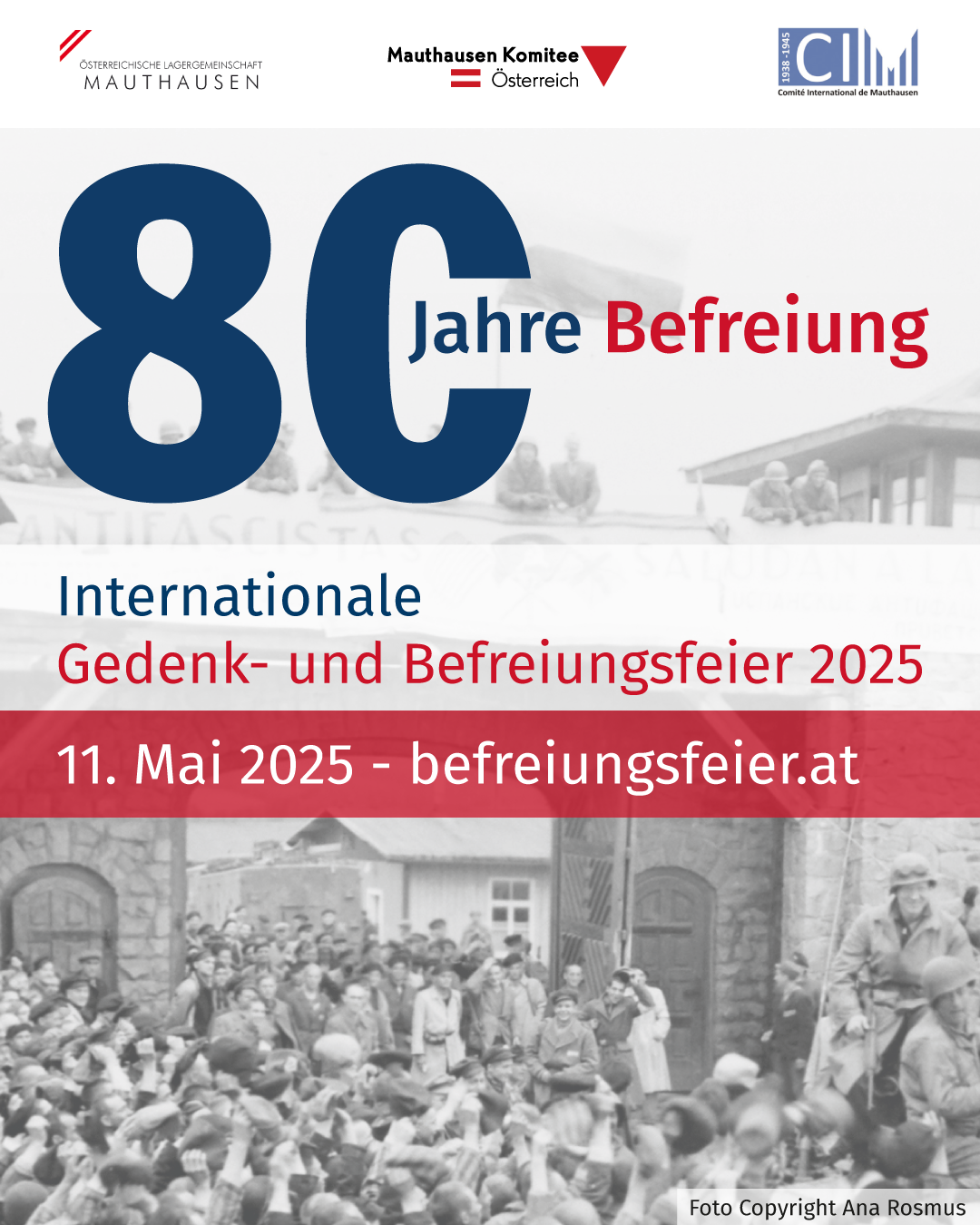80. Jahrestag der Befreiung des Konzentrationslagers Mauthausen und ...
